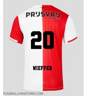 Feyenoord Mats Wieffer #20 Replik Heimtrikot 2023-24 Kurzarm